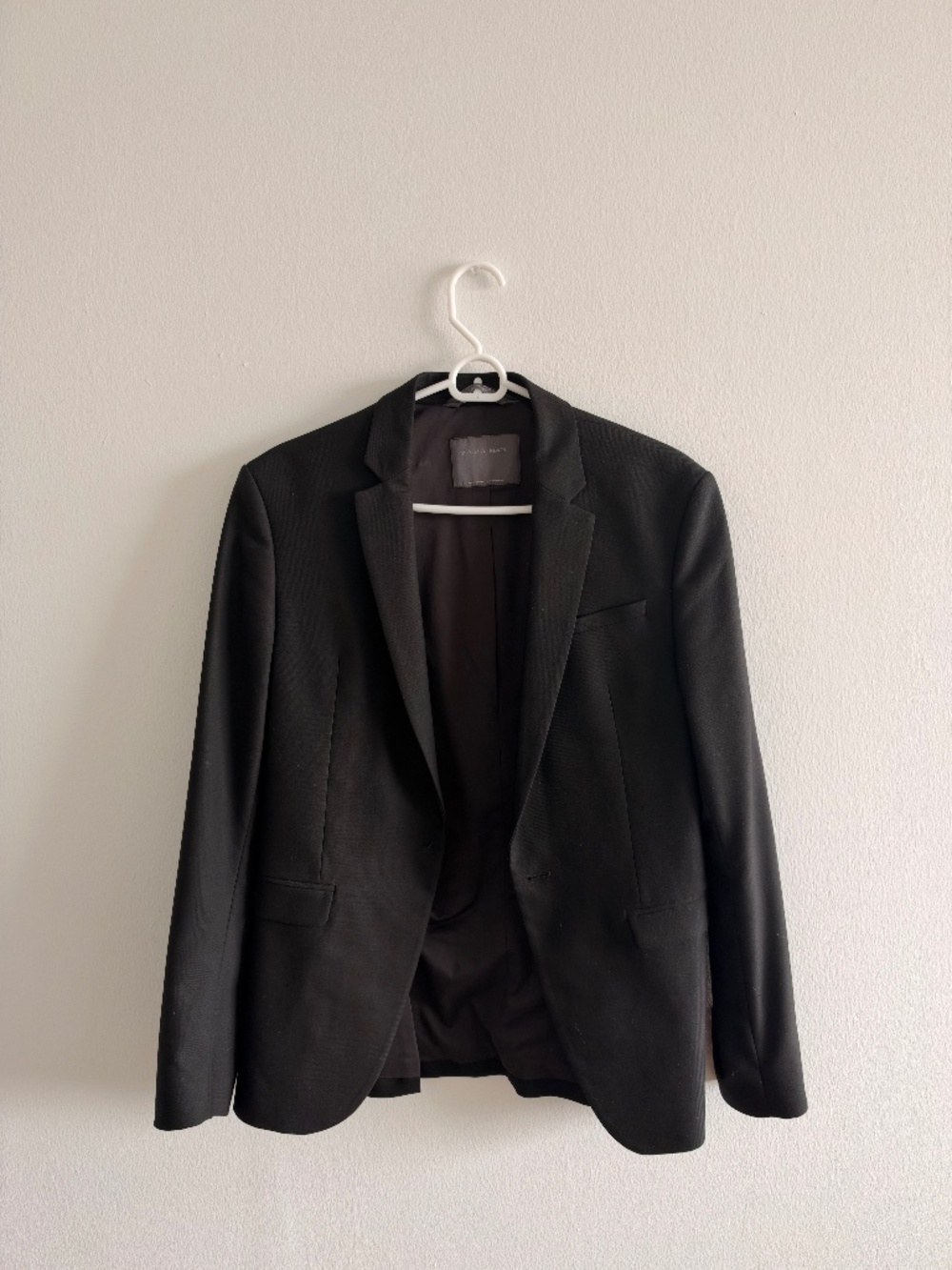 Poshmark Listing Title: Zara Man Black Slim Fit Suit Blazer & Pants Set